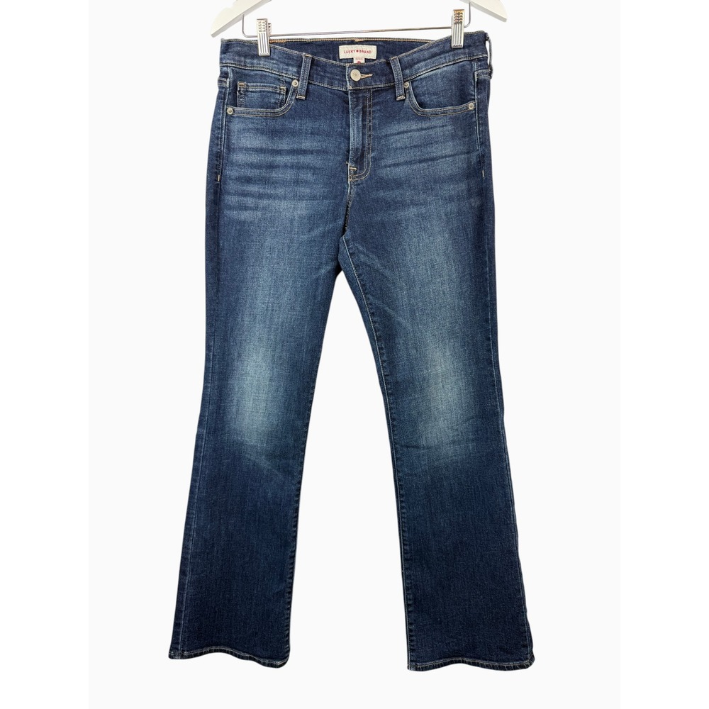 Lucky Brand Sweet Mid Rise Bootcut Jeans Womens 12/31R Medium Wash Stretch Denim